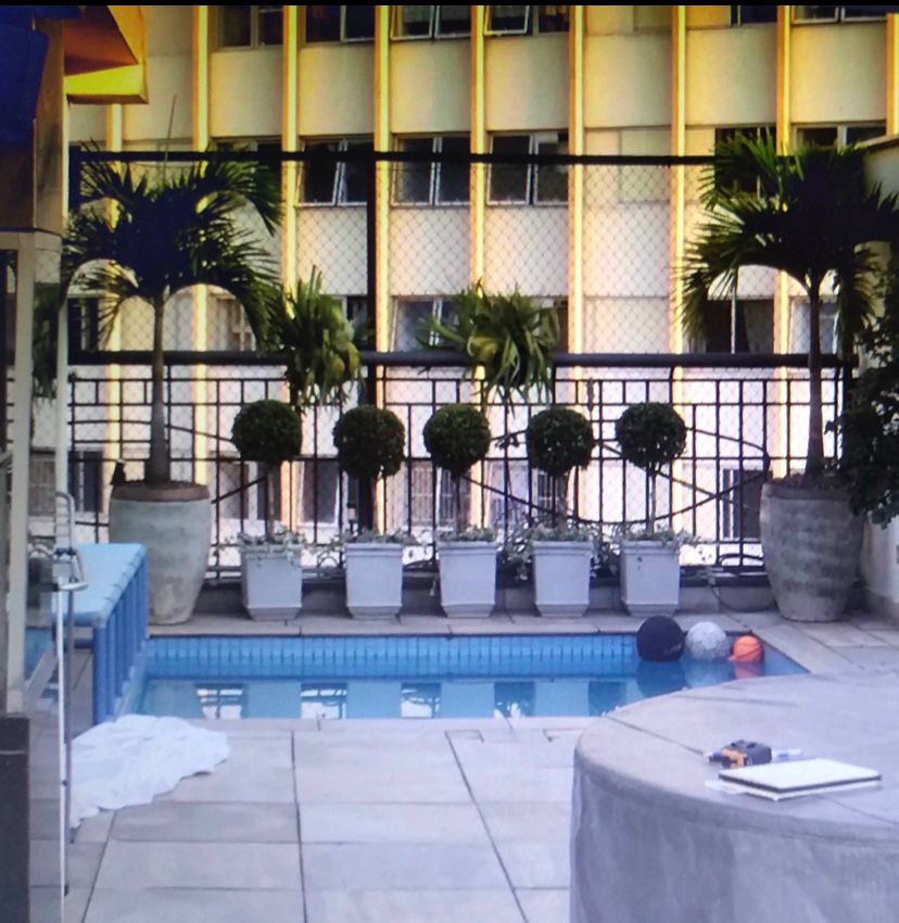 piscina apartamento garden vasos plantas terraco