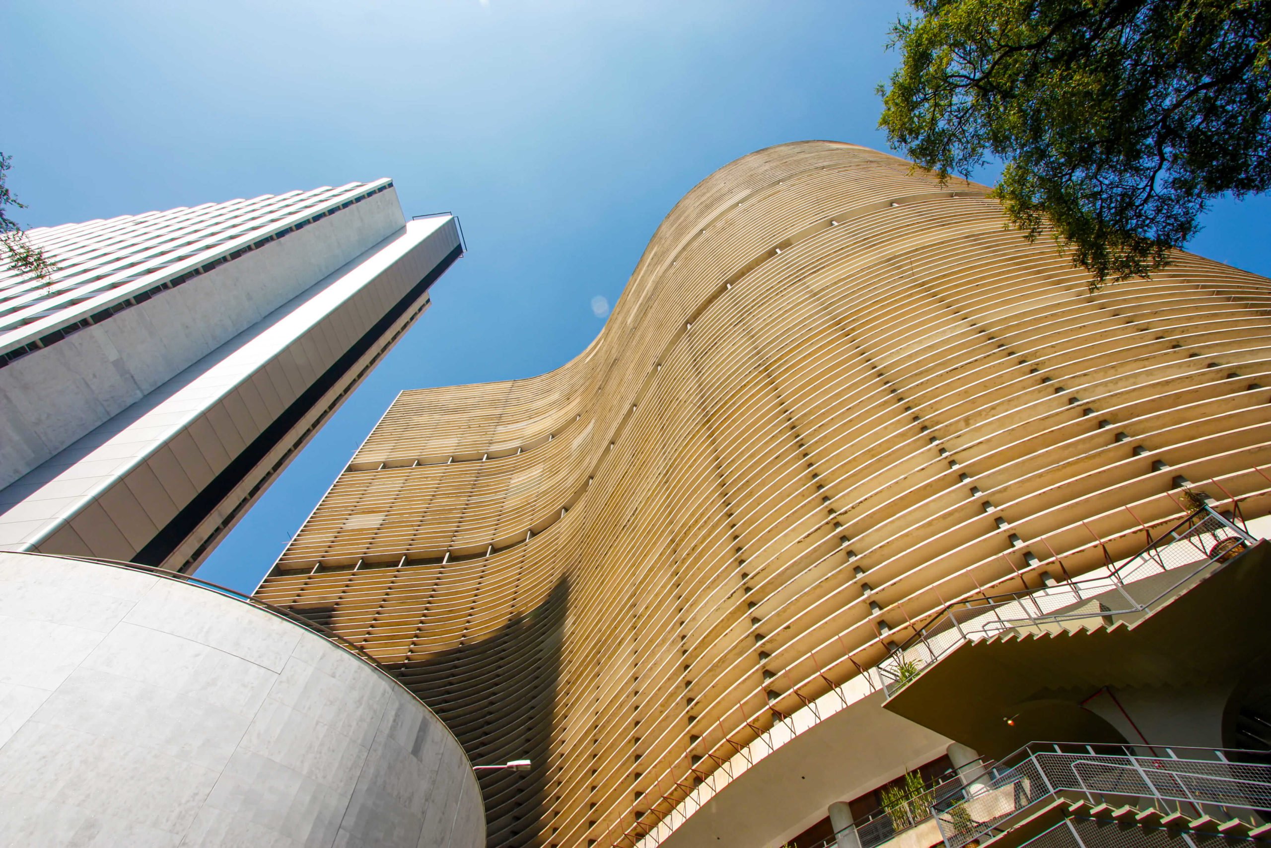 Fachada do Edificio Copan em Sao Paulo