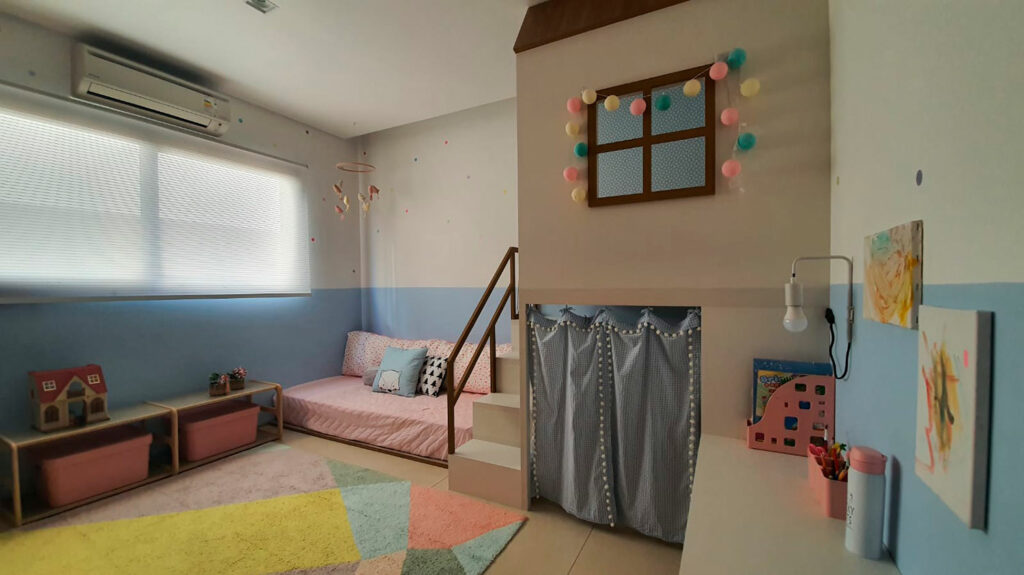 quarto infantil cama casinha