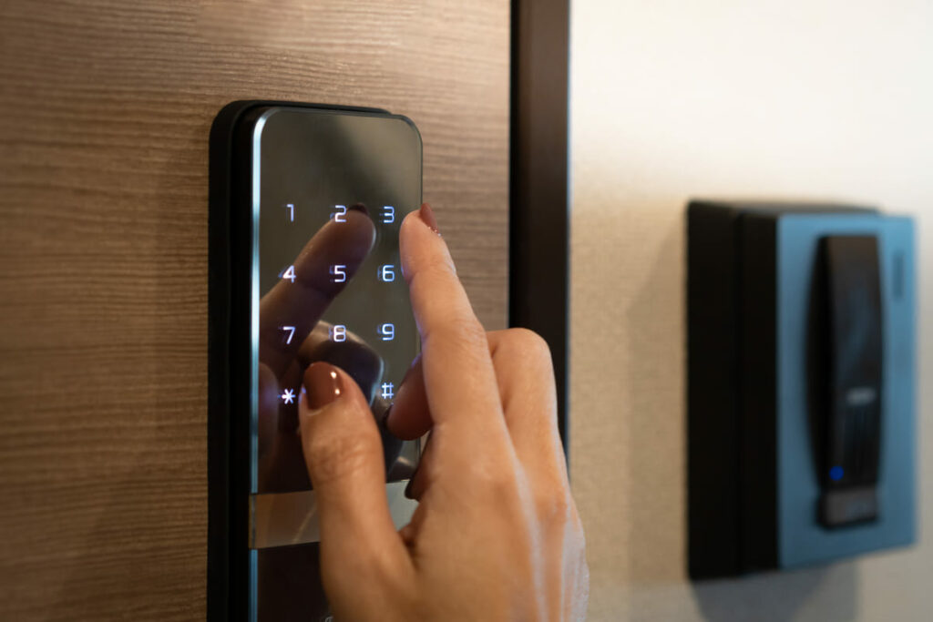 fechadura digital na smart home