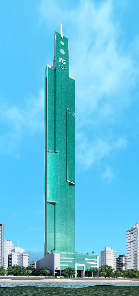 One Tower será um dos prédio mais altos do Brasil