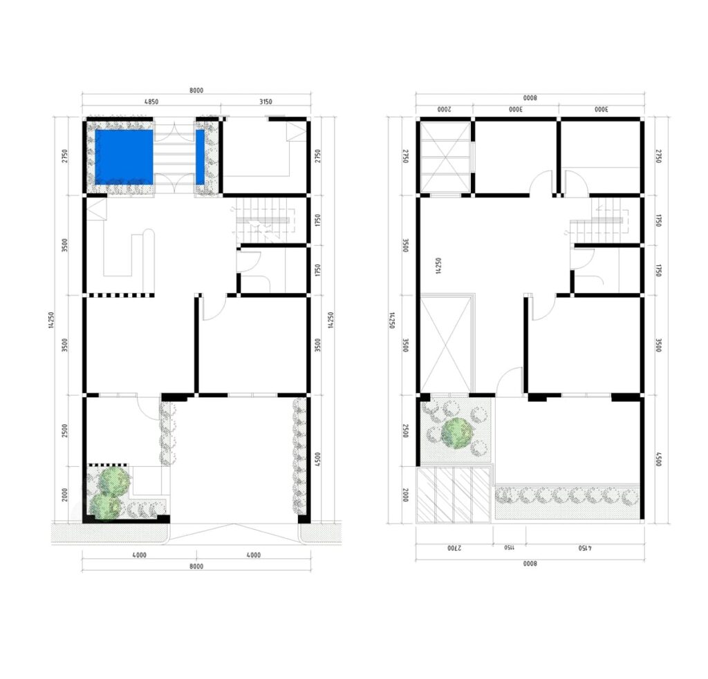 Planta de casa moderna com 4 quartos - Projetos de Casas, Modelos de Casas  e Fachadas de Casas
