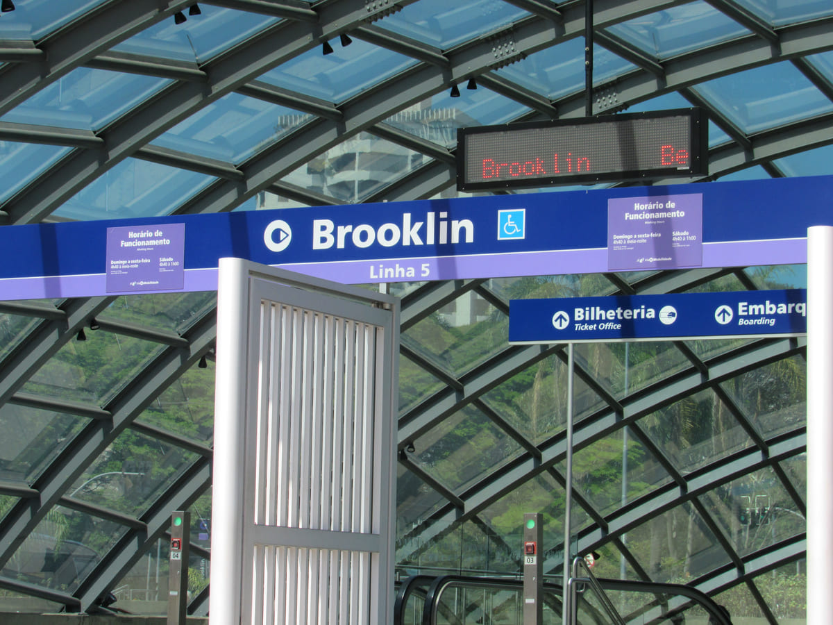 Estação Brooklin: saiba mais sobre a parada do metrô de SP