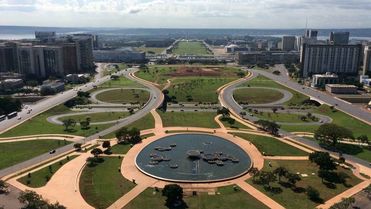 Imagem aérea de Brasília